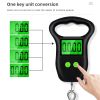 50kg X 10g Digital Luggage Scale Hanging Scale Weight Balance Hook Scale For Suitcase Travel Mini Fishing Weighting Tool BackLight