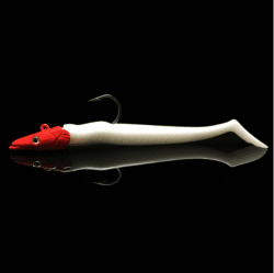 5colors lead head bionic lures (Color: White)