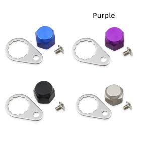 Refitted Parts Fishing Reel Anti-loosening Gasket (Option: Purple-M8 left hand)