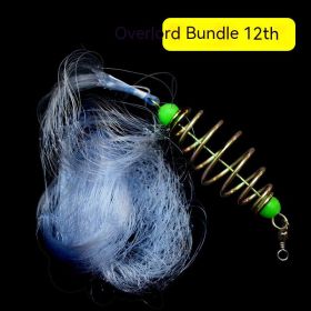 Overlord Bundle Explosion Hook Free Sticky Net Fish Set (Option: 12 Mesh Fishing)