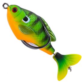 Lure 75cm Water Surface Tractor Rotating Simulation Thunder Frog Fish (Option: 8 Colors)