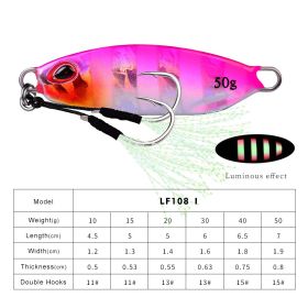 Long Throw Submerged Metal Decoy Fishing Gear (Option: Color I-15G)