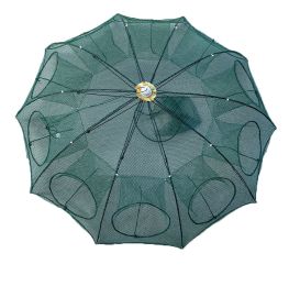 Automatic Folding Fishing Umbrella Net (Option: 20 Inlet Hole)