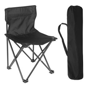 YSSOA Portable Folding Camping Chair with Carry Bag for Adults, Collapsible Anti-Slip Padded Oxford Cloth Stool for Beach, Hiking, Fishing, Gardening, (Color: as Pic)