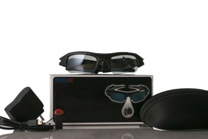 Fishing Contest DVR Video Recording Sunglasses w/ MicroSD Slot (SKU: 166536sunspydba)