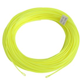 Kylebooker WF3F-WF8F WITH WELDED LOOP Fish Line Weight Forward FLOATING 100FT Fly Fishing Line (Line Number: WF6F, Color: Fluo Yellow)