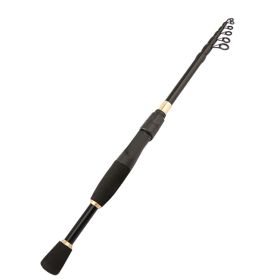 Ultra Short Telescopic Carbon Road Sub Fishing Rod (Option: Straight shank-2.4m)