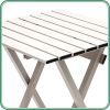 SUNNYFEEL Folding Camping Table - Lightweight Aluminum Portable Picnic Table, 18.5x18.5x24.5 Inch for Cooking, Beach, Hiking, Travel, Fishing, BBQ, In