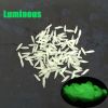 50pcs Maggot Fishing Lure; Luminous Worms Soft Baits 1.6cm/0.6inch