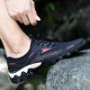 Outdoor Casual Sandals Men 2022 Summer Black Mesh Hollow Breathable Hole Fashion Hiking Sneakers Water Aqua Wading Shoes Fishing