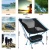 Superhard High Load Outdoor Camping Chair Travel Ultralight Folding Chair Portable Beach Hiking Picnic Seats Fishing Beach BBQ