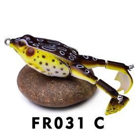 Rotating Legs Thunder Frog Luer Soft Lure (Option: Color C)