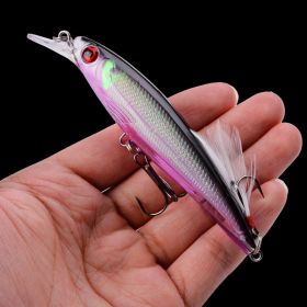 Fashion New Mino Artificial Lure (Option: D-Feather Hook)